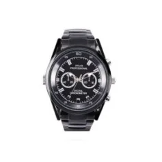 Orologio spia elegante con videocamera HD, visione notturna IR