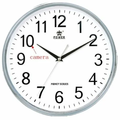 Orologio da parete con microcamera Wi-Fi Full HD invisibile