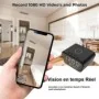Sveglia Wi-Fi HD con Mini Telecamera Nascosta e Rilevamento Motion