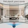 Sveglia Spia Wi-Fi 4K con Visione Notturna e Motion Sensor
