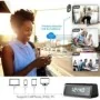 Sveglia Digitale 4K con Telecamera Nascosta e WiFi Remoto