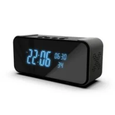 Sveglia spia 4K Wi-Fi con visione notturna e speaker Bluetooth