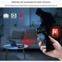 Sveglia spia 4K Wi-Fi con visione notturna e speaker Bluetooth
