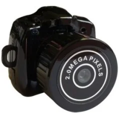 Mini Fotocamera Spia Nera Compatta: Discrezione in Tasca