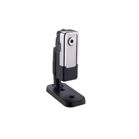 Mini videocamera argento con rilevamento, USB e supporto SD