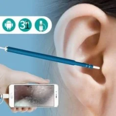 Videocamera endoscopica auricolare HD per pulizia sicura