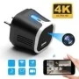Caricatore USB Spia 4K Wi-Fi con Visione Notturna Integrata