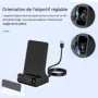 Stazione di ricarica con videocamera nascosta Wi-Fi 2K discreta