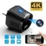 Caricatore USB Spia 4K Wi-Fi con Visione Notturna Intelligente