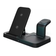 Caricatore Wireless 3-in-1 con Telecamera WiFi Nascosta HD