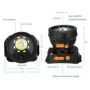 Videocamera Frontale HD 1080P Impermeabile con LED e Visione Notturna