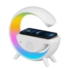 Lampada Spia WiFi 4K con Ricarica Wireless e Speaker Bluetooth