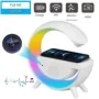 Lampada Spia WiFi 4K con Ricarica Wireless e Speaker Bluetooth