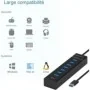 Hub USB 3.0 7 Porte con Telecamera Spia WiFi Integrata