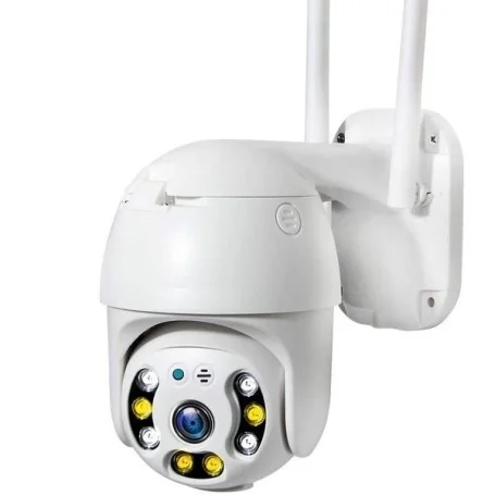 Videocamera Wi-Fi 1080P da esterno con visione notturna a colori