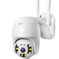 Videocamera Wi-Fi 1080P da esterno con visione notturna a colori