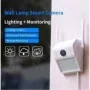 Lampada da esterno Wi-Fi con videocamera HD e visione notturna