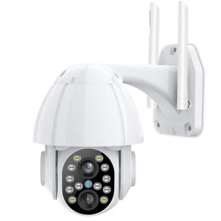 Telecamera Wi-Fi Rotante 1080P con Zoom 4X e Visione Notturna