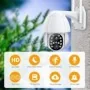 Telecamera Wi-Fi Rotante 1080P con Zoom 4X e Visione Notturna