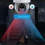 Telecamera Wi-Fi Rotante 1080P con Zoom 4X e Visione Notturna