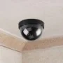Finta telecamera dome con LED rosso, effetto reale dissuasivo