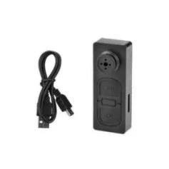 Bottone Videocamera HD 1080P Invisibile per Sorveglianza Discreta