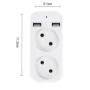 Multipresa Spy WiFi HD 1080P con Rilevamento e Audio Integrato