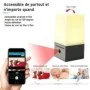 Lampada elegante con videocamera spia HD e WiFi invisibile