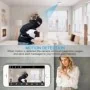 Rilevatore fumo finto con telecamera WiFi HD e visione notturna