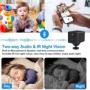 Mini Telecamera WiFi Full HD con Audio e Rilevamento Smart